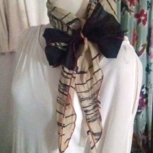 Zara Multicolor Scarf   Beautiful New - Picture 2 of 4